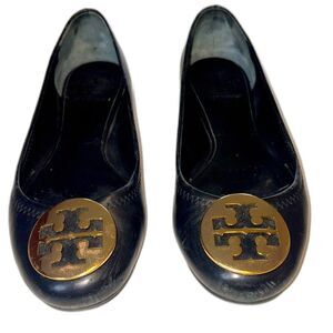 Tory Burch Black Leather Ballet Flats 6M